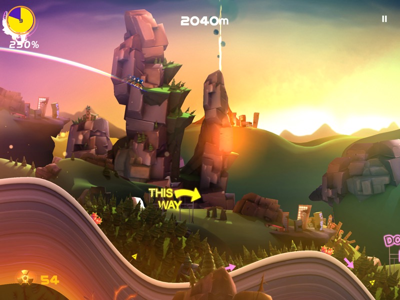 RAD Boarding: Verrücktes Snowboard-Game mit Boss-Fights, Tricks und Tiny Wings-Anleihen