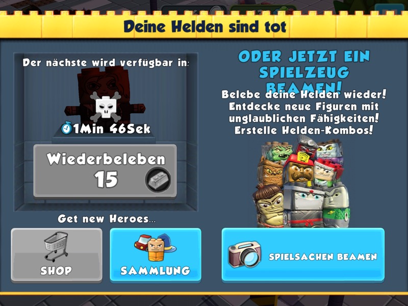 Sick Bricks: Frustrierendes Freemium-Abenteuer mit Superhelden in Lego-inspirierter Welt
