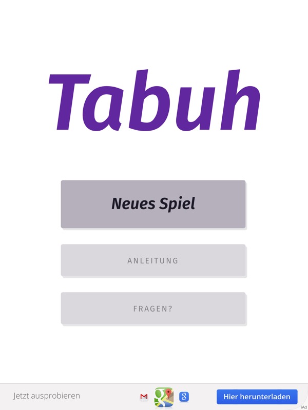 Tabuh: Das berühmte „Tabu“-Gesellschaftsspiel in einer neuen digitalen Multiplayer-Variante