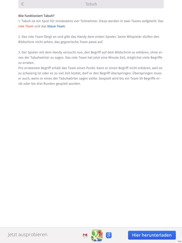 Tabuh: Das berühmte „Tabu“-Gesellschaftsspiel in einer neuen digitalen Multiplayer-Variante