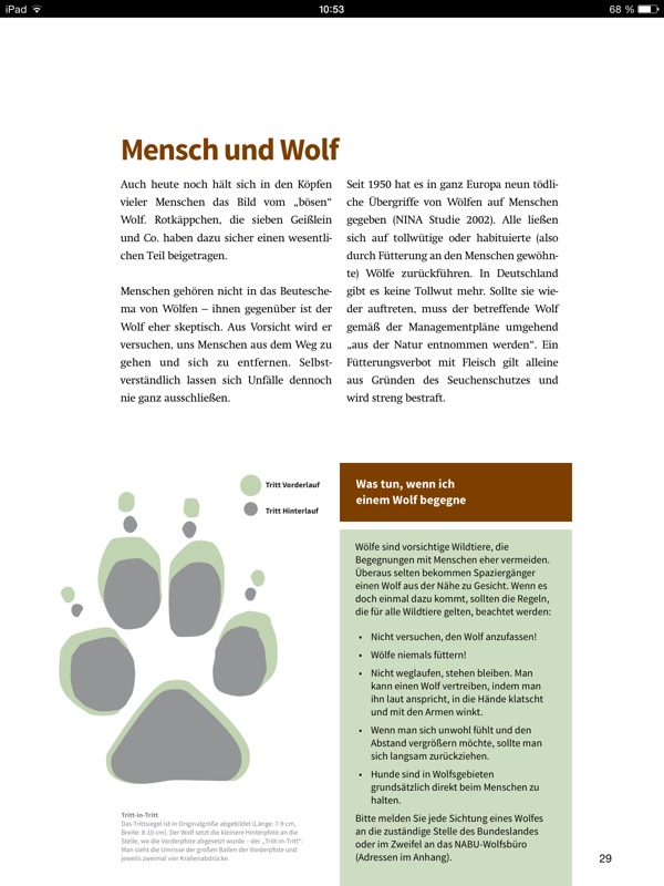 Willkommen Wolf! – Kostenloses iBook vom NABU informiert über Wölfe in Deutschland