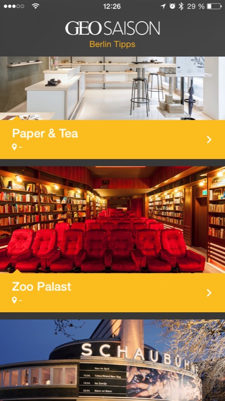 Berlin Tipps GEO Saison: Ausgeh-Tipps für Berlin mit mikriger Auswahl