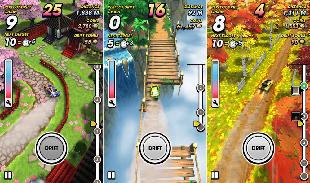 Mega Drift: Neuer Endless-Racer von Chillingo im Test