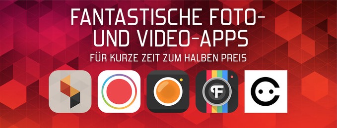 Fantastische Foto- und Video-Apps: Für kurze Zeit zum halben Preis