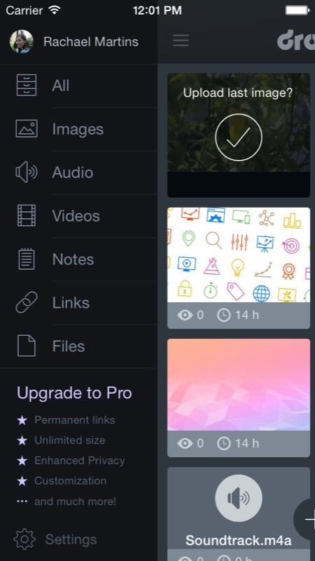 Droplr: Cloud-Service mit überarbeiteten Apps und neuem kostenlosen Modell