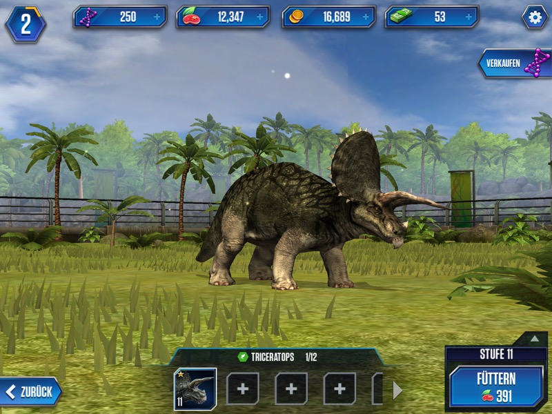 Jurassic World – Das Spiel: Freemium-Game zum Züchten und Bekämpfen von Dinosauriern