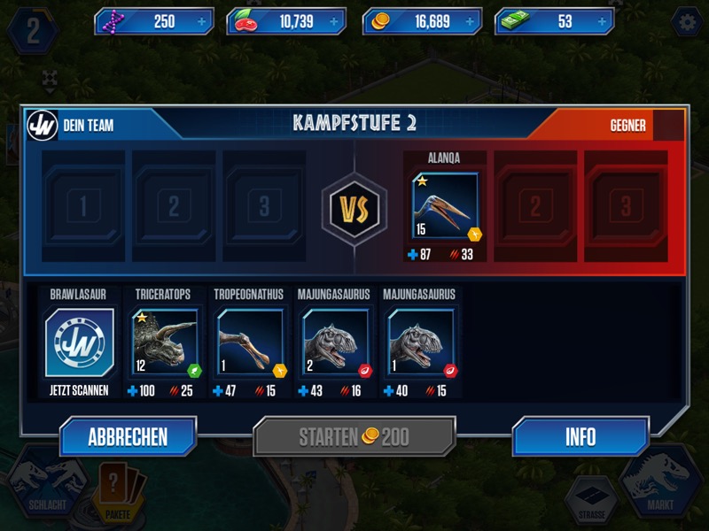 Jurassic World – Das Spiel: Freemium-Game zum Züchten und Bekämpfen von Dinosauriern