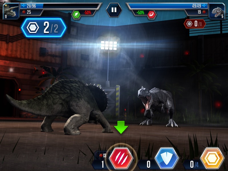 Jurassic World – Das Spiel: Freemium-Game zum Züchten und Bekämpfen von Dinosauriern