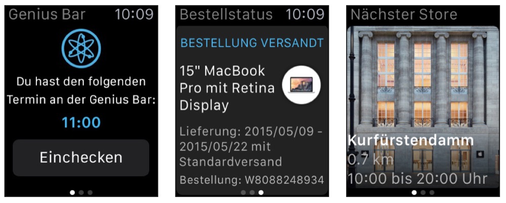 Update: Apple Store-App ist für die Watch optimiert