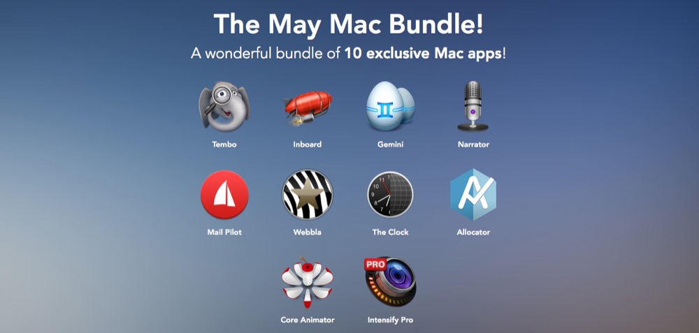 The May Mac Bundle: 10 tolle Mac-Apps für rund 7 Euro
