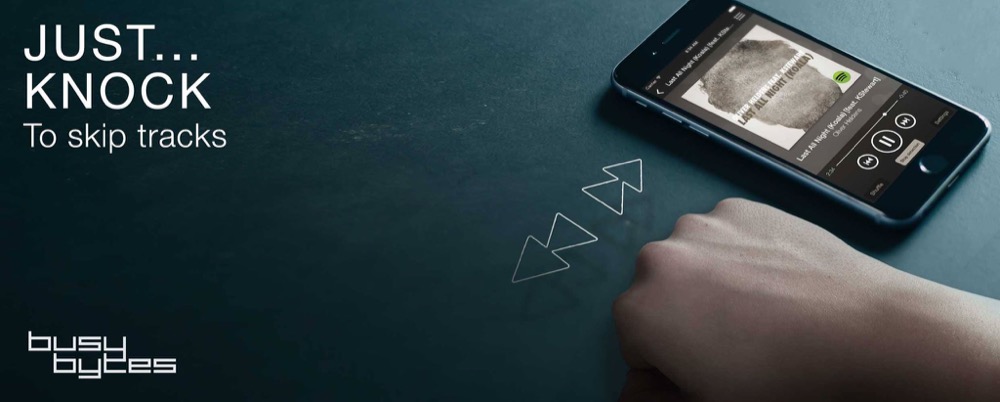 tipSkip runderneuert und kostenlos: Musik mit Klopfen steuern