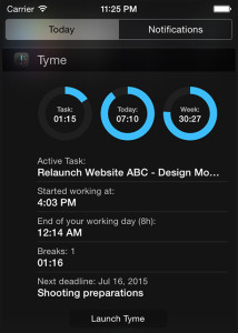 tyme widget
