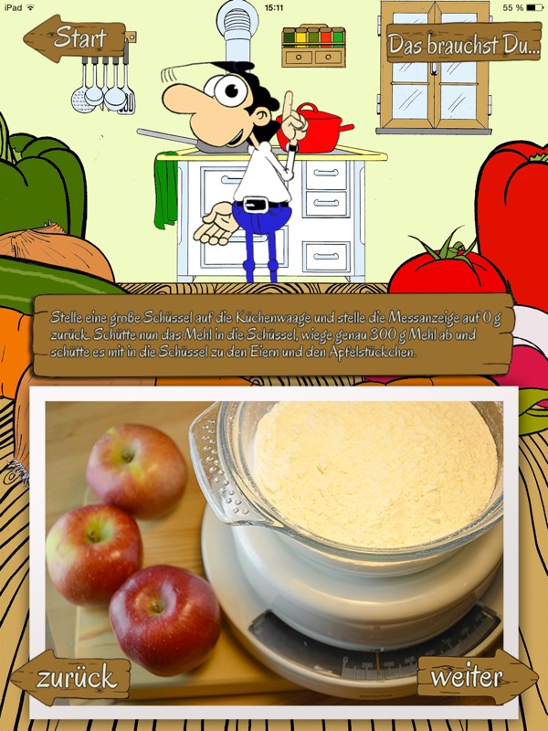 Asparagulas lustige Kochgeschichten: Witzige Kinder-App kombiniert Rezepte mit Geschichten