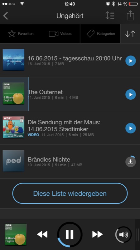 Podcat: Eine brauchbare Instacast-Alternative aus deutscher Entwicklung?
