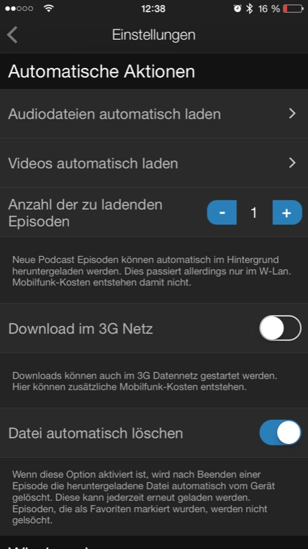 Podcat: Eine brauchbare Instacast-Alternative aus deutscher Entwicklung?