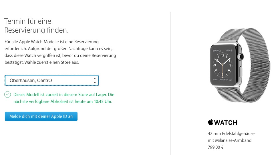 apple watch store