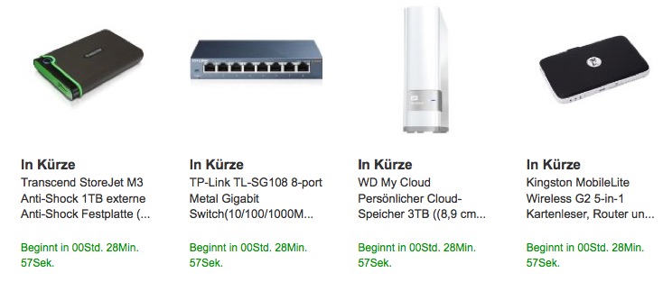 Amazon: Speicher- und Netzwerkprodukte stark reduziert