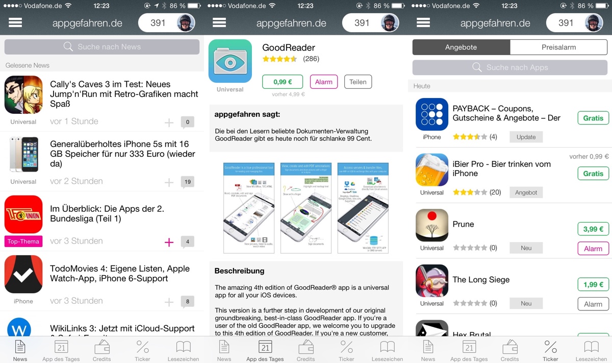 appgefahren: Update behebt Fehler in der News-App