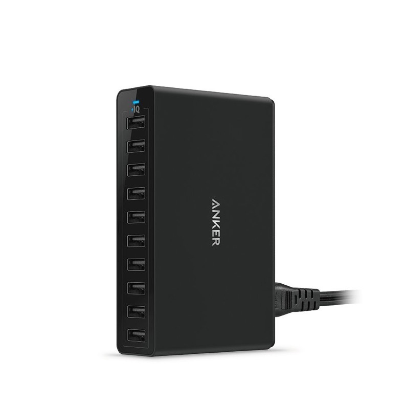 Anker PowerPort 10: Dickes Ladegerät mit zehn USB-Anschlüssen heute günstiger