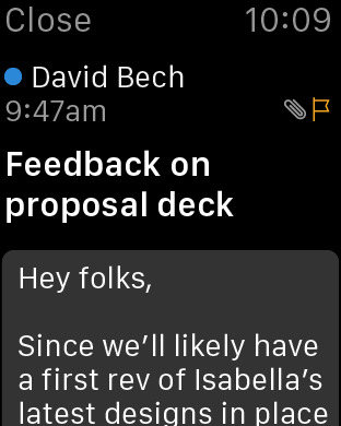 Outlook: Microsoft bringt E-Mails auf die Apple Watch