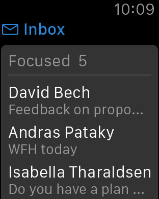 Outlook: Microsoft bringt E-Mails auf die Apple Watch