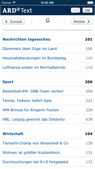 ARD Text: Nachrichten in nostalgischer Form per App lesen