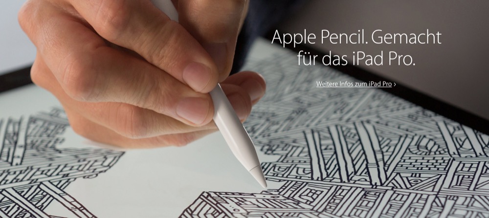 Apple Webseite Apple Pencil
