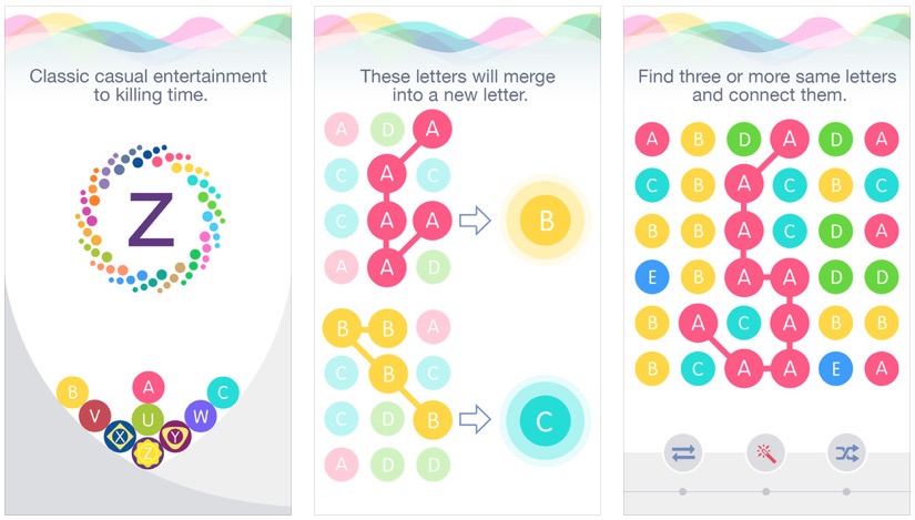 Can You Get Z: Simples, aber spaßiges Gratis-Buchstaben-Puzzle für iPhone und iPad