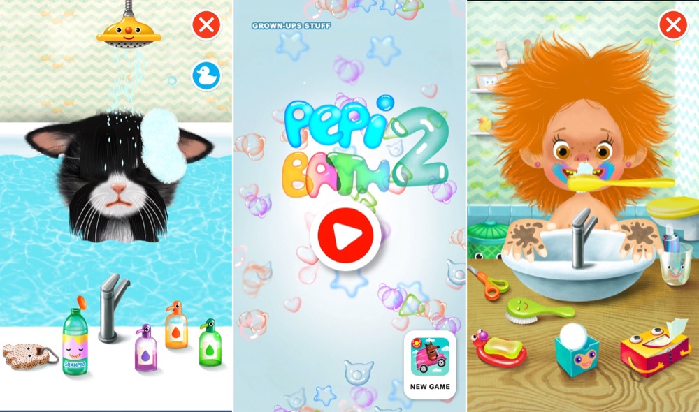 Kinder-App „Pepi Bath 2“ wird für iPhone & iPad verschenkt