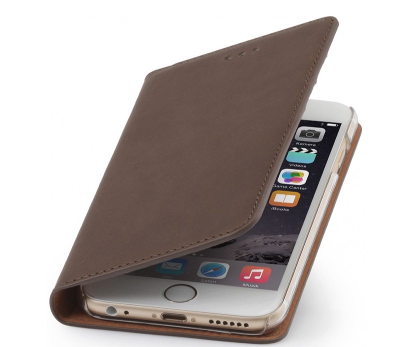StilGut Talis Italian Series: Neue iPhone 6s- und 6s Plus-Hülle aus Rindsleder im Book Style