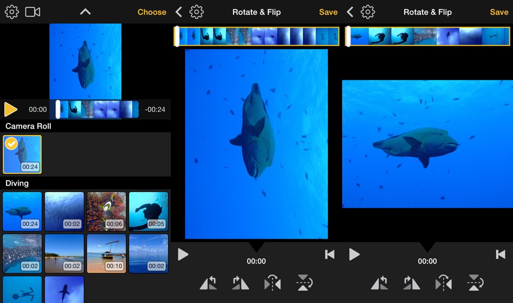 Video Rotate & Flip: Falsch aufgenommene Videos einfach drehen