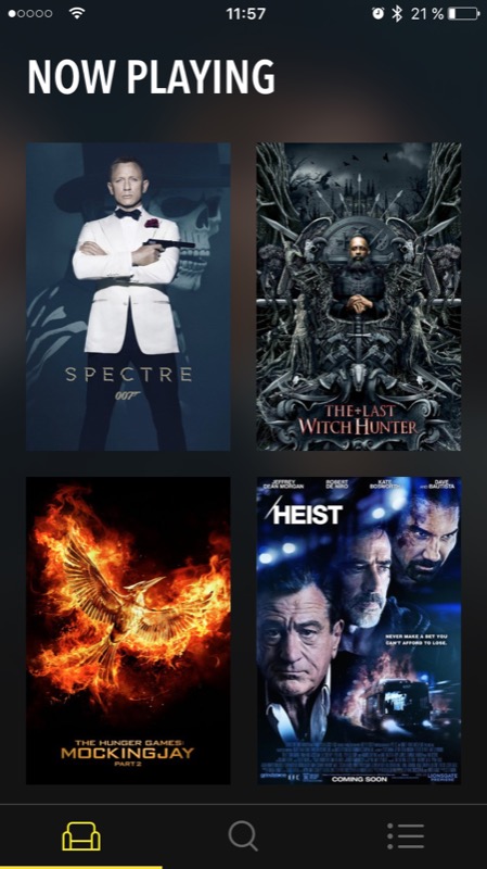 Sofa: Übersichtliches Kino- und Filmportal mit ausgewählten Tipps und Favoritenliste