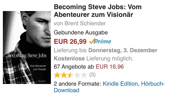 Becoming Steve Jobs: In Deutschland bisher unter Wert geschlagen