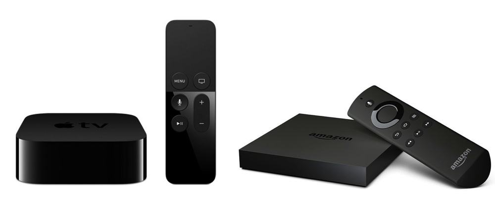Zwei TV-Boxen im Duell: Amazon Fire TV 4K & Apple TV 4 ohne K – wer ist euer Favorit?