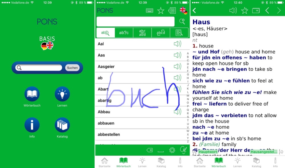 PONS Woerterbuch Bibliothek 1