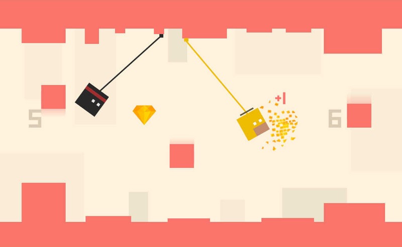 Spider Square: Mit einer kleinen Spinne Tarzan-ähnlich durch die Lüfte schwingen