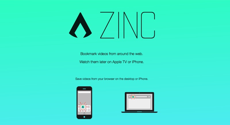 Zinc: Neue App sammelt Videos für iPhone und Apple TV