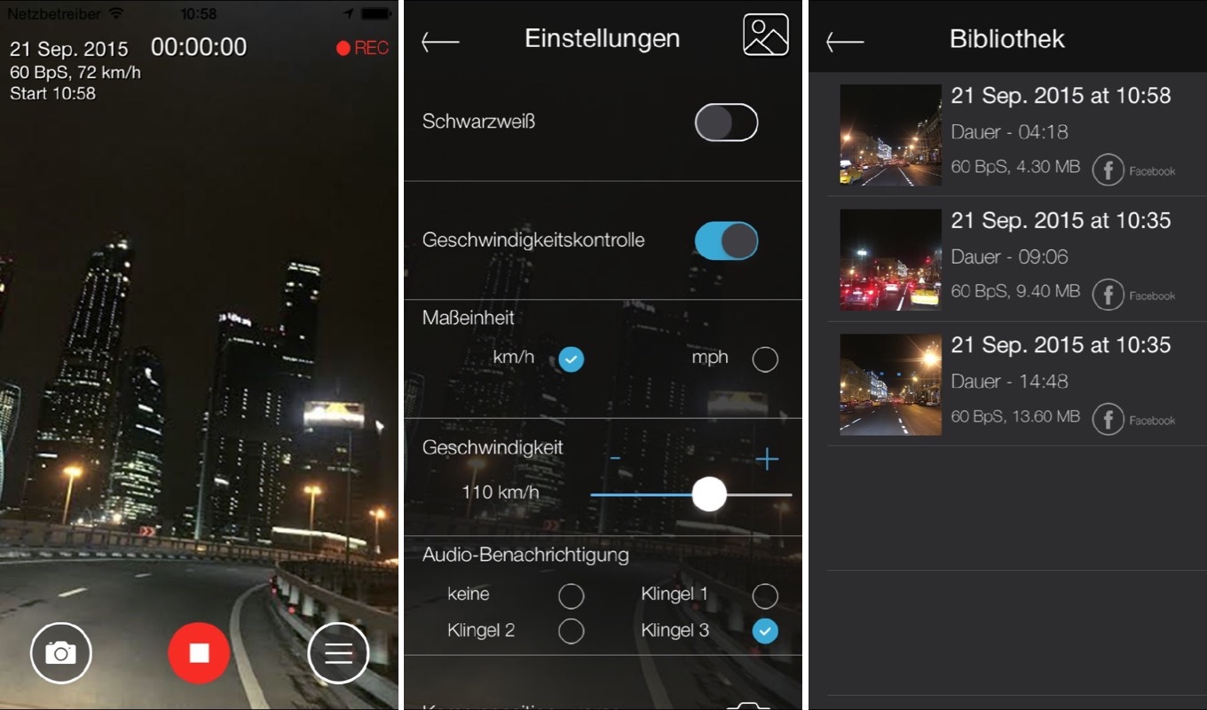 Road Watcher: Neue App macht das iPhone zur Dashcam