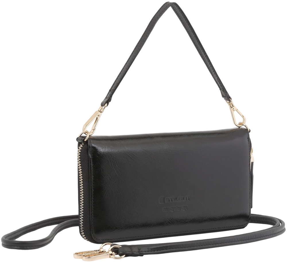 StilGut Smart Wallet: Elegante Damen-Umhängetasche und Clutch mit Smartphone-Fach