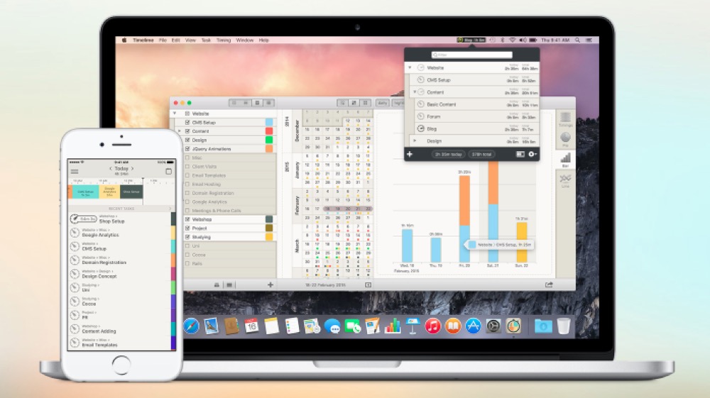 Timelime: Neue Zeiterfassungs-App synchronisiert per iCloud mit Mac-App