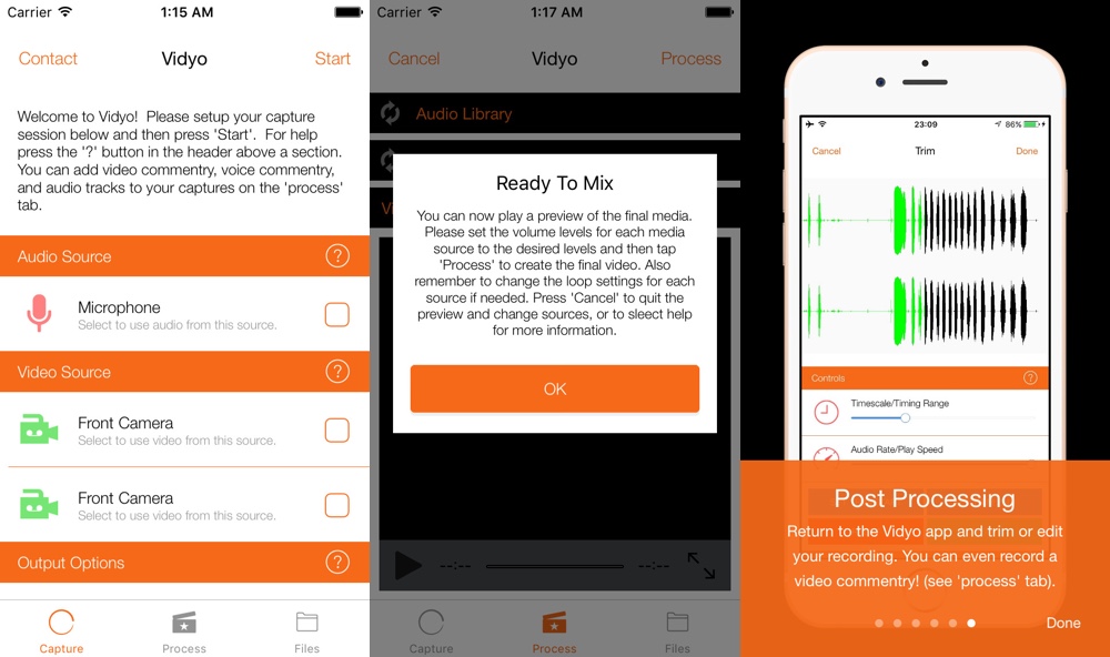 Vidyo: Video-Aufzeichnung am iPhone ohne Jailbreak
