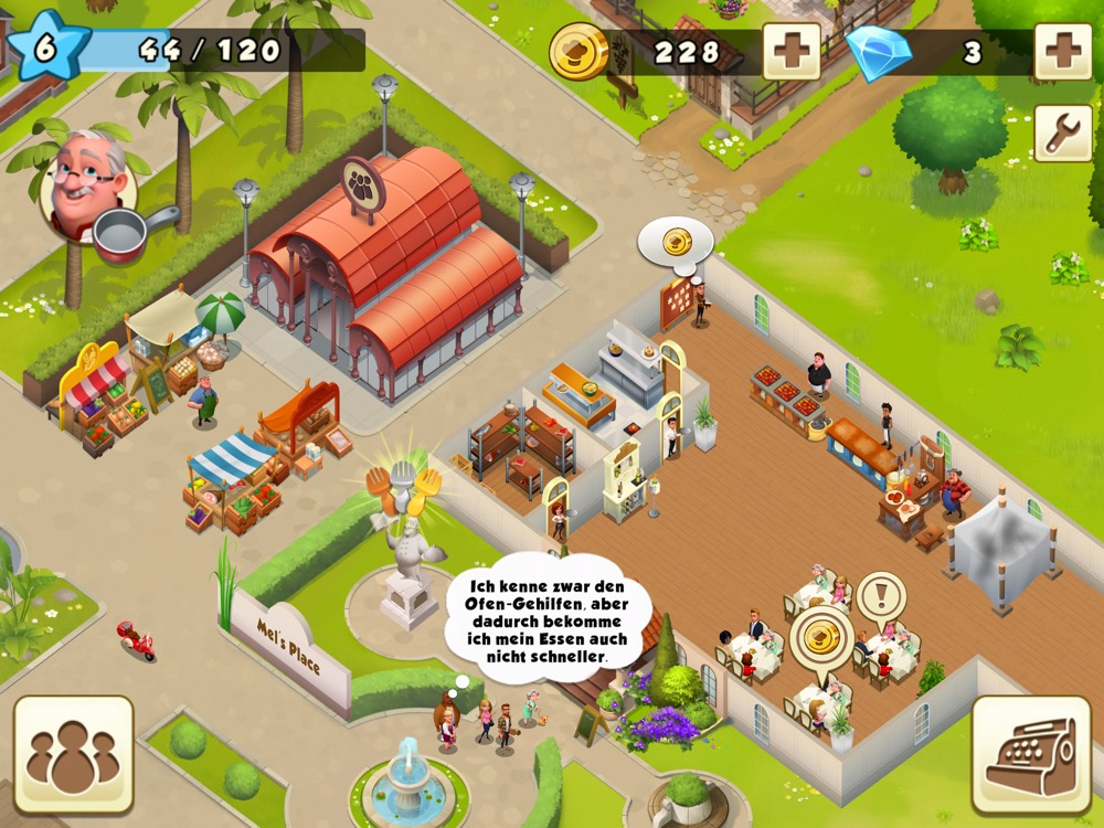 World Chef RestaurantSimulation wird von Apple beworben