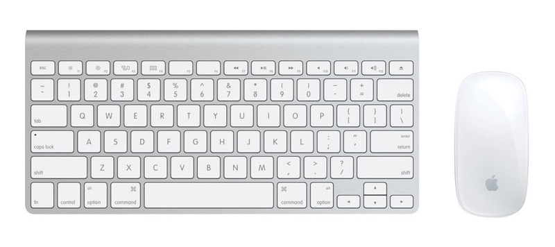 Apple Wireless Keyboard Magic Mouse