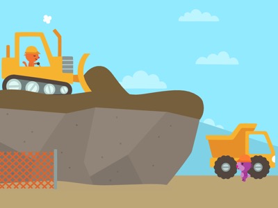 Sago Mini Lastwagen und Bagger: Neue App für kleine Baumeister zwischen 2 und 4 Jahren