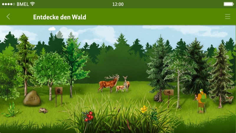 Die Waldfibel: Neue Inhalte für Info-App rund um den Wald