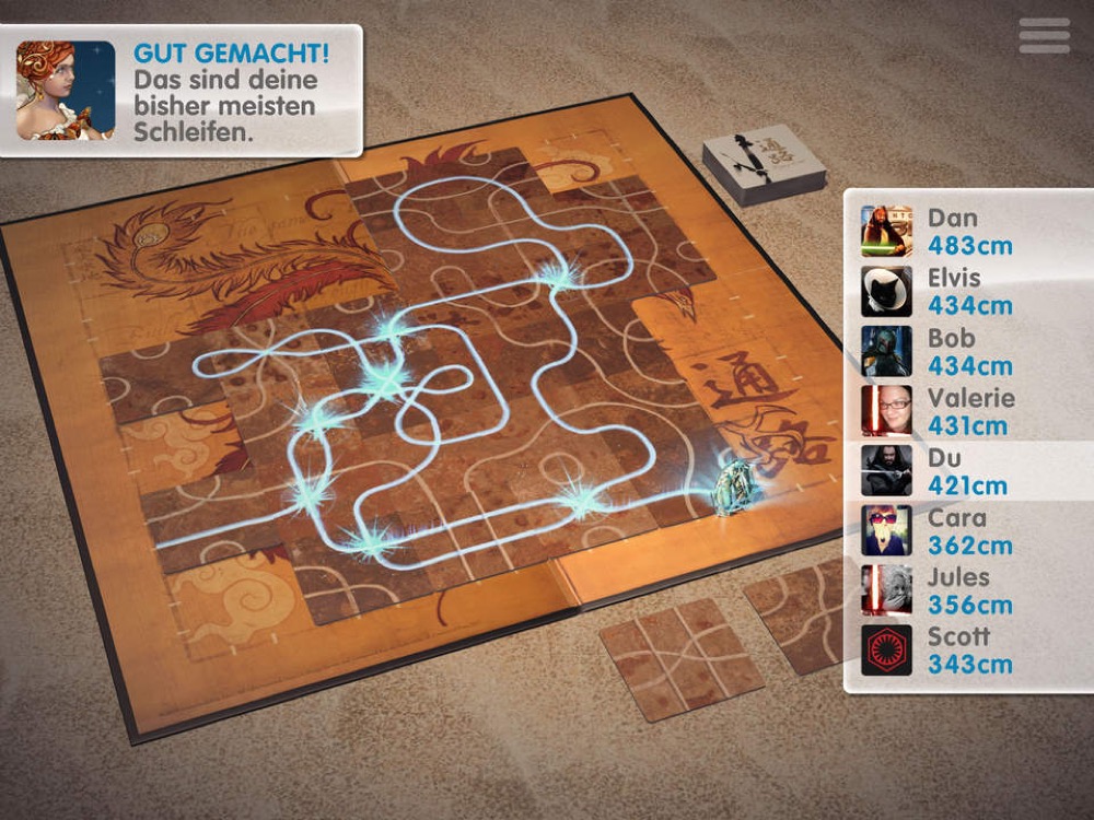 Tsuro – Das Spiel des Pfades: Puzzle-Strategiespiel findet den Weg auf iPhones und iPads