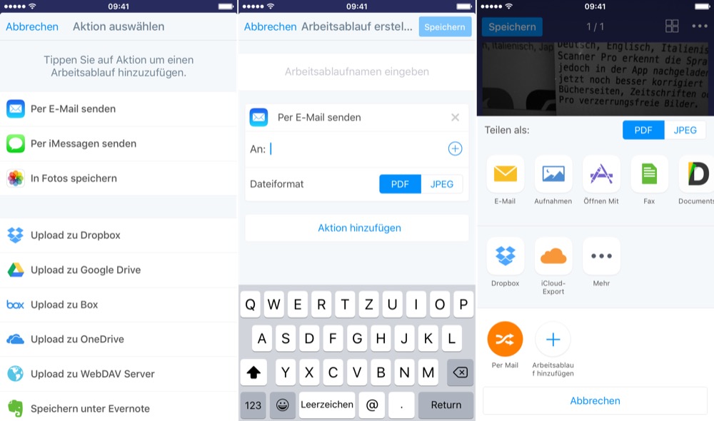 scanner pro arbeitsablaufe
