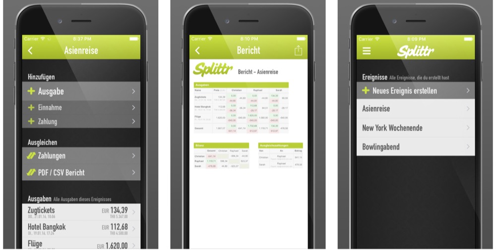 Reisekosten aufteilen: „Splittr“ jetzt kostenlos für das iPhone erhältlich