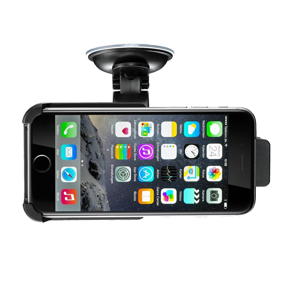 Auto-Halterung für iPhone 5/5s & 6/6s für 6,66 Euro & Lightning-Kabel zum Muttertag