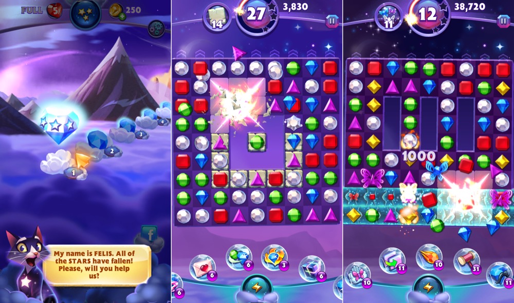 Bejeweled Stars